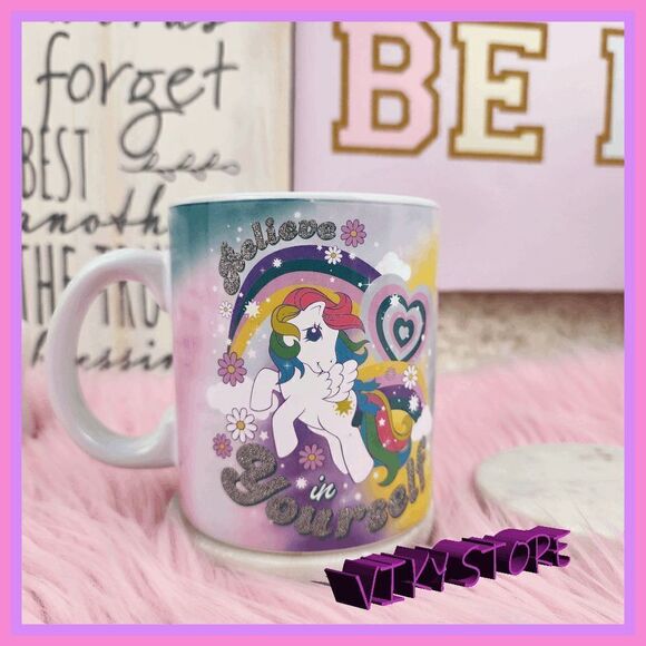 NWT Whimsical Wisdom: My Little Pony Coffee Mug 20 oz NWT - Picture 1 of 4